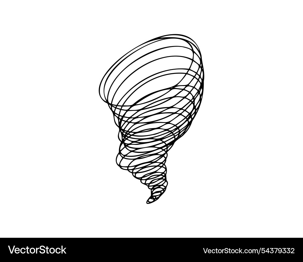 Scribble hurricane hand gezeichnet doodle icon skizze Scribble hurricane hand gezeichnet doodle icon skizze vektorbild
