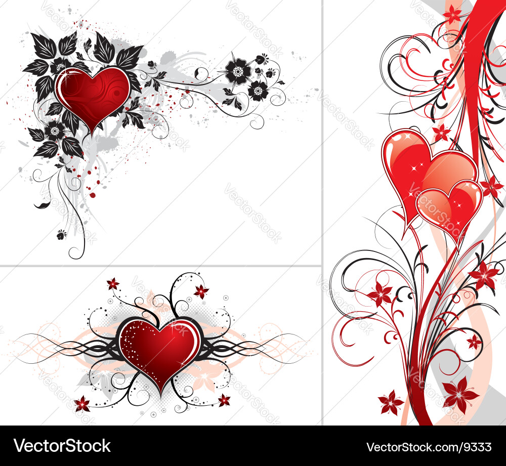 Background heart Royalty Free Vector Image - VectorStock
