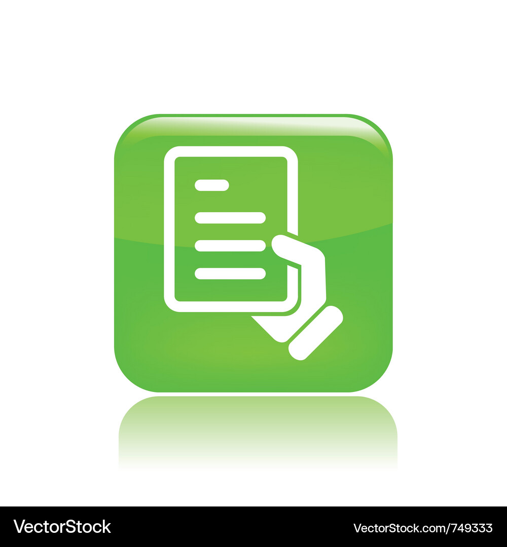Document icon Vector Image