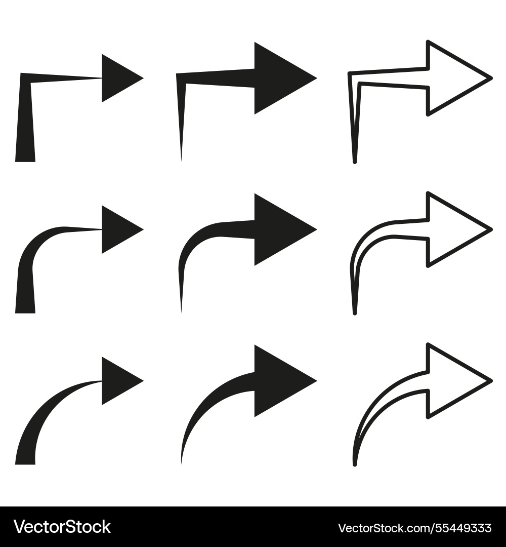 Pfeilsymbol Richtung Symbol Navigation Zeiger Pfeilsymbol Richtung Symbol Navigation Zeiger vektorbild