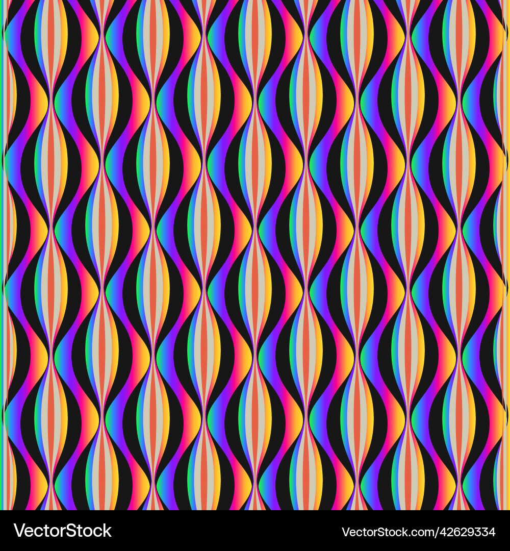 Chromatic Wave Gradient Texture vector image