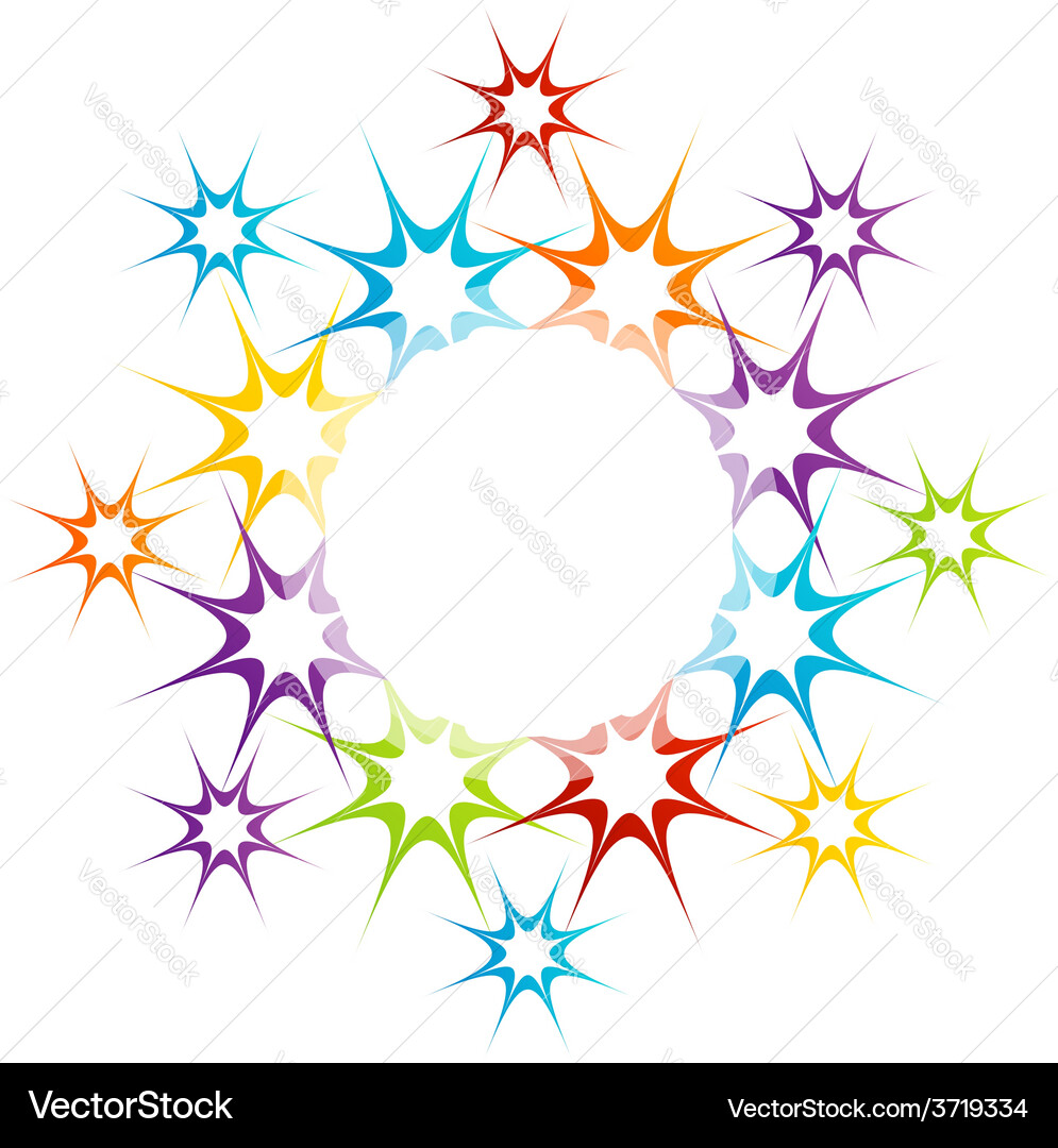Fractal design element or banner for web Vector Image