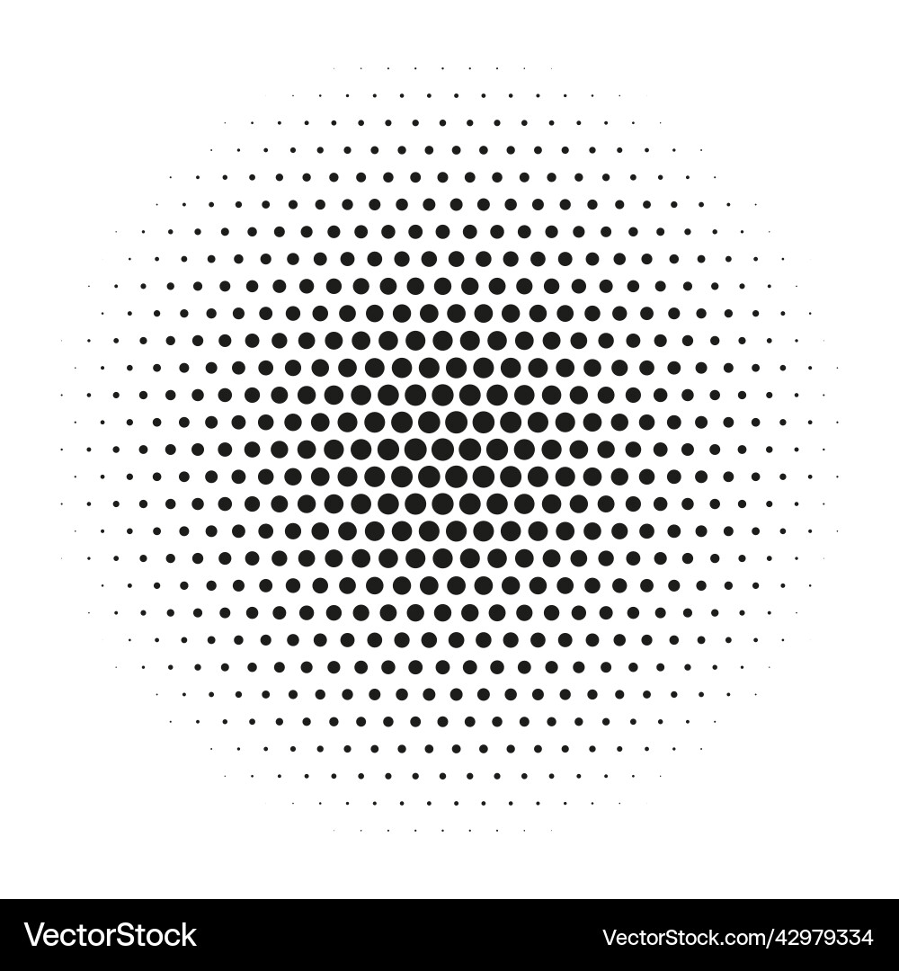 Halftone pattern vector image