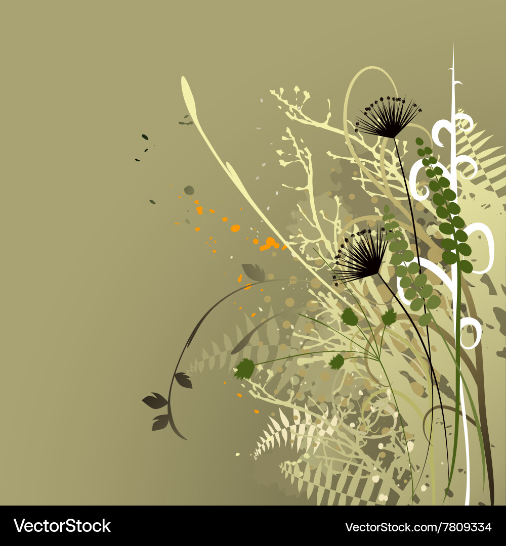 Meadow Vector Image