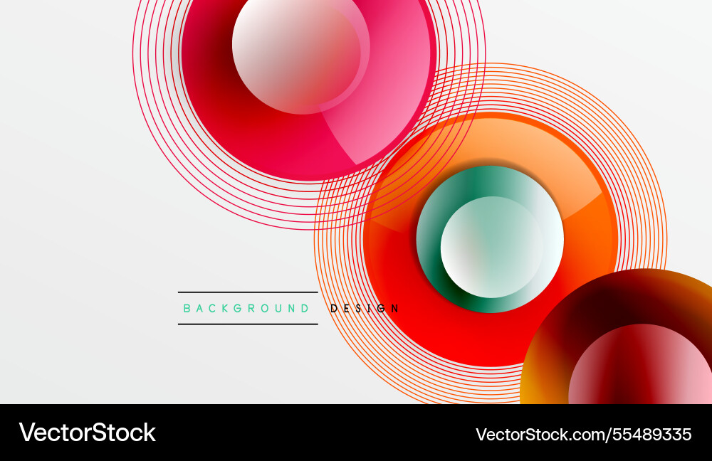 Abstract composition of overlapping circles Abstract composition of overlapping circles vector image