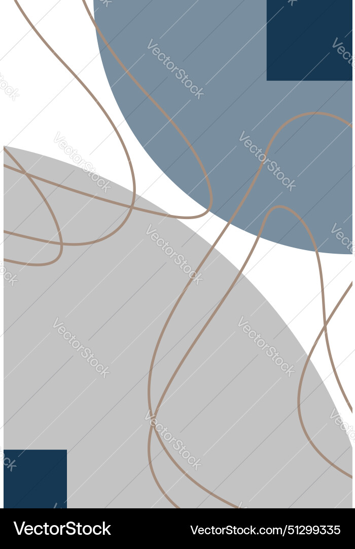 Seamless pattern with abstract geometric shapes Vector Image