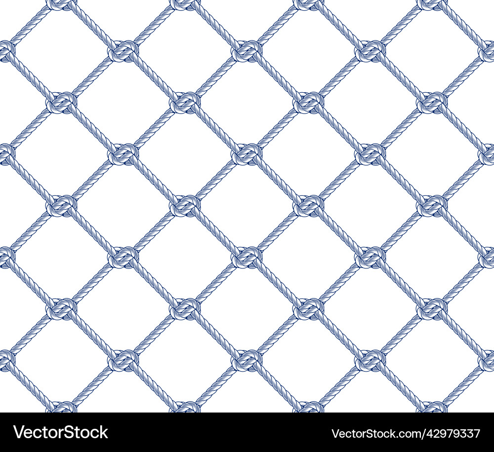 Seamless net pattern background repeating Vector Image