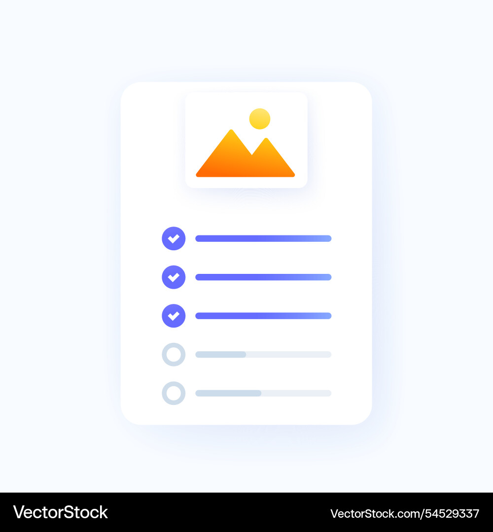 Upload images to gallery form design Vector Image
