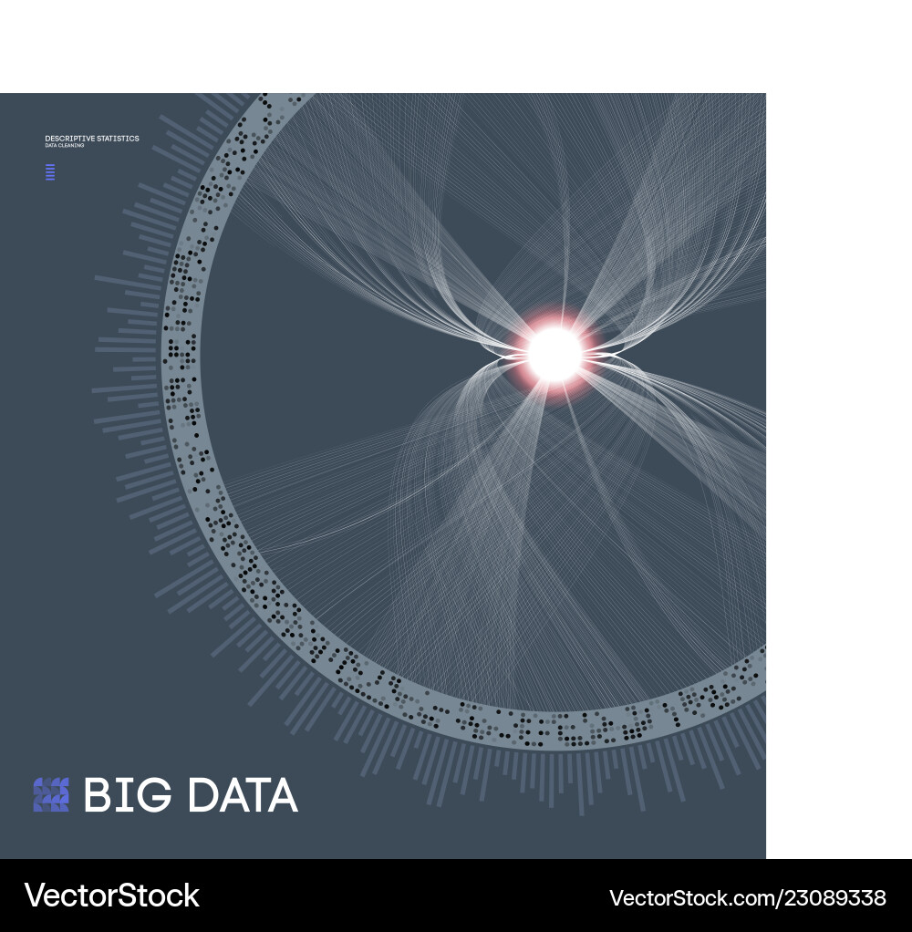Business intelligence technology background binary Business intelligence technology background binary vector image