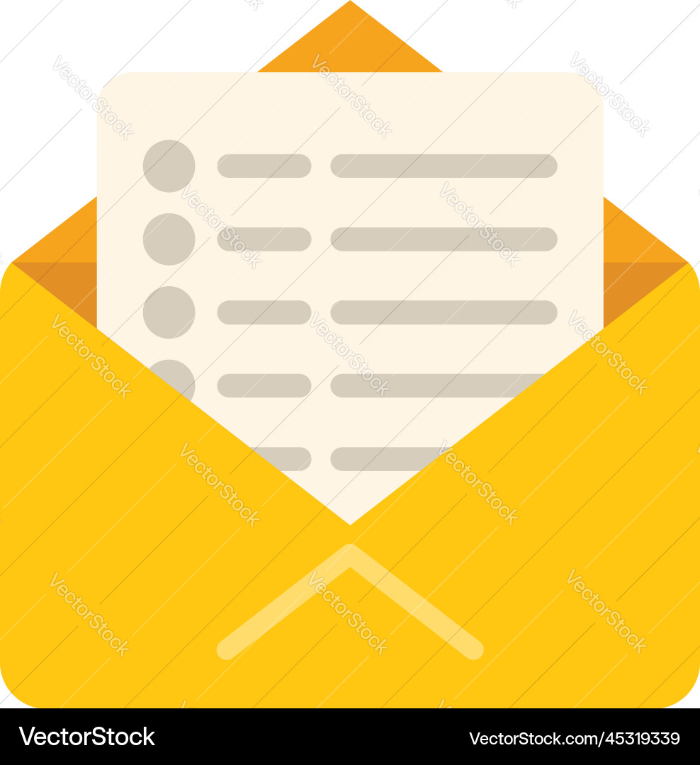 Mail database icon flat platform system Mail database icon flat platform system vector image