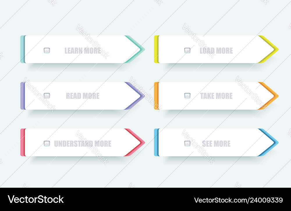 Web panel design with color frames Web panel design with color frames vector image