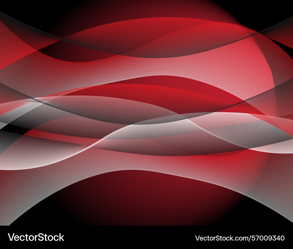 Abstract wave pattern with red white and black Abstract wave pattern with red white and black Vector Image