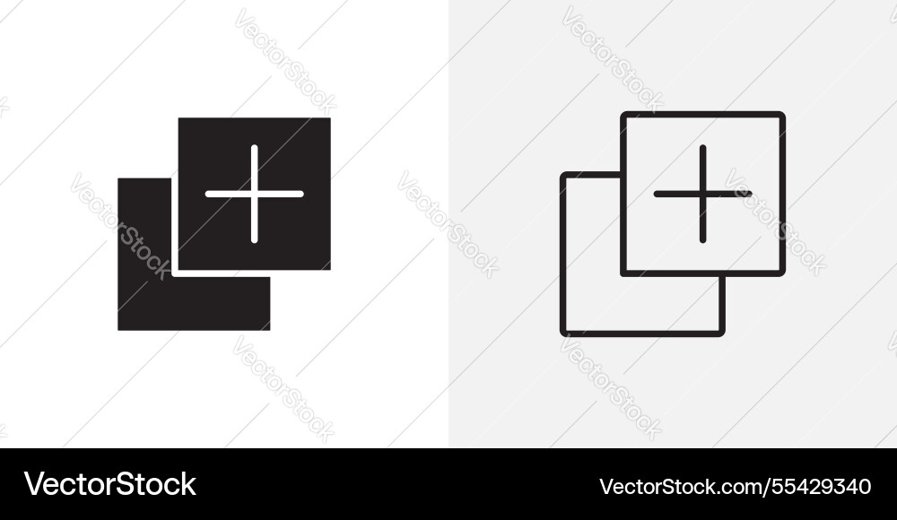 Add apps icons pack for and ui ux desigs vector image