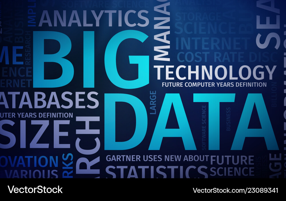 Business intelligence technology background binary vector image