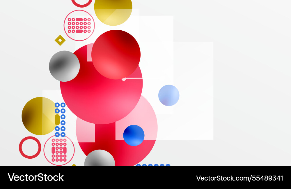 Circles and elements geometric abstract background Circles and elements geometric abstract background vector image