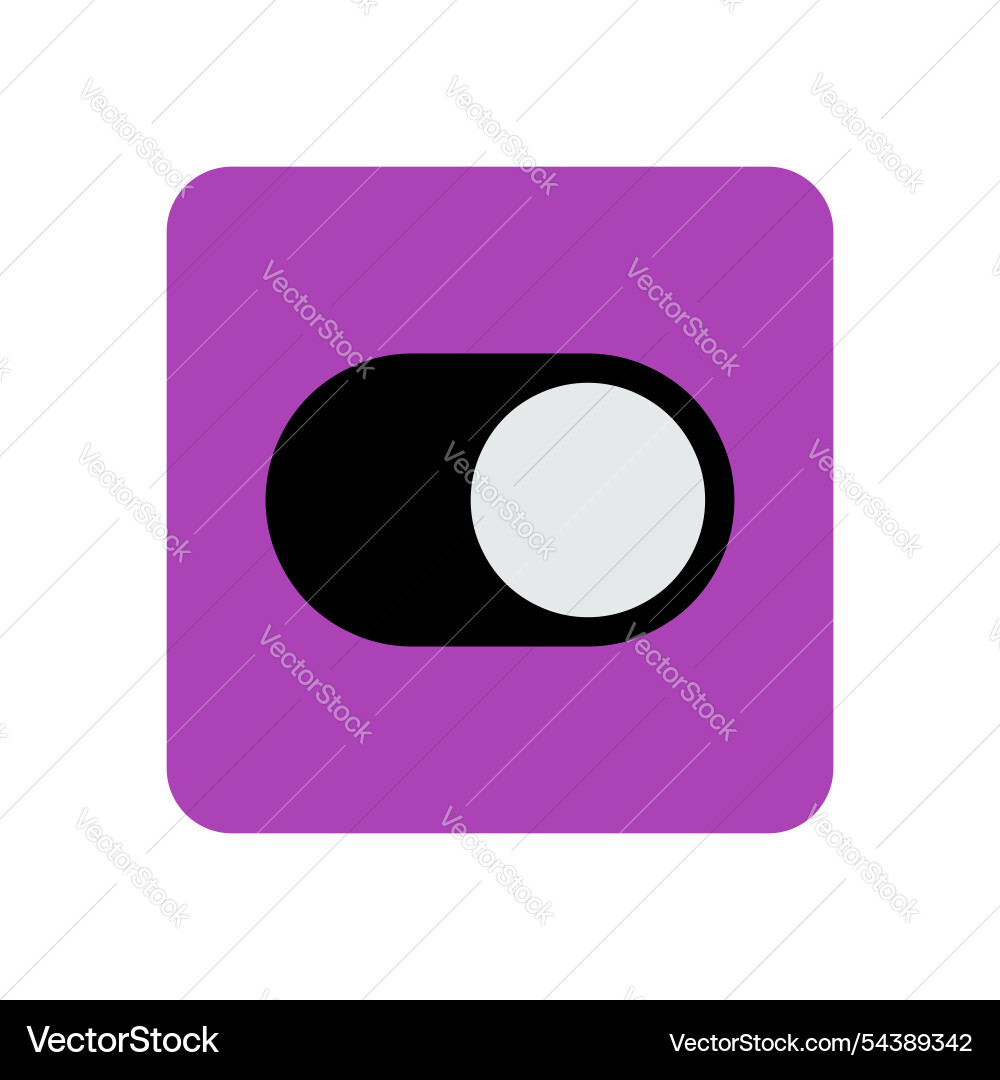 Lat icon design for toggle switcher mobile app vector image