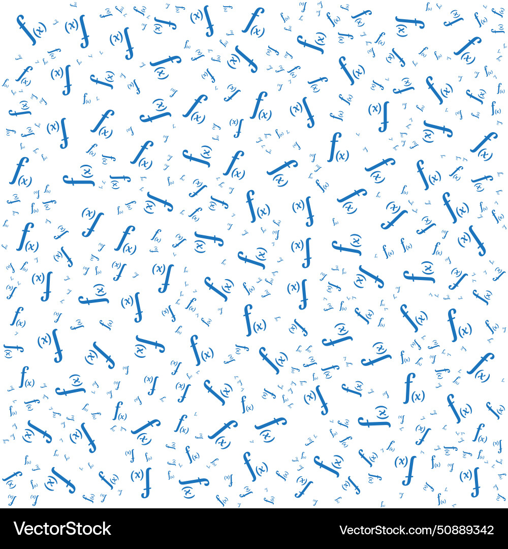 Math function symbol mathematical patter Vector Image