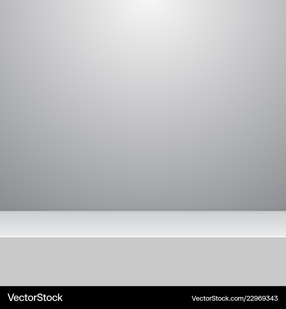 Modern Empty Studio Backdrop vector image