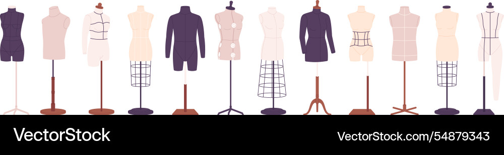 Tailor Schaufensterpuppen nähen für männlich Tailor Schaufensterpuppen nähen für männlich vektorbild
