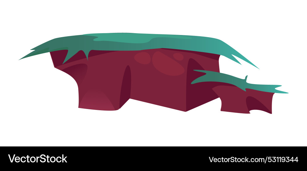 Flat depicting a floating Flat depicting a floating Vector Image