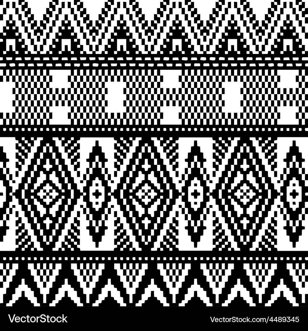 Knitting pattern Vector Image