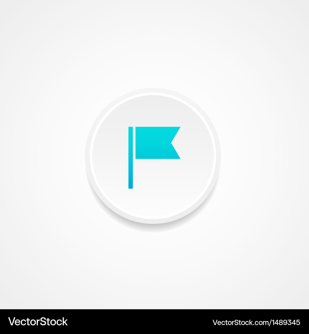 Website Icon Button vector image