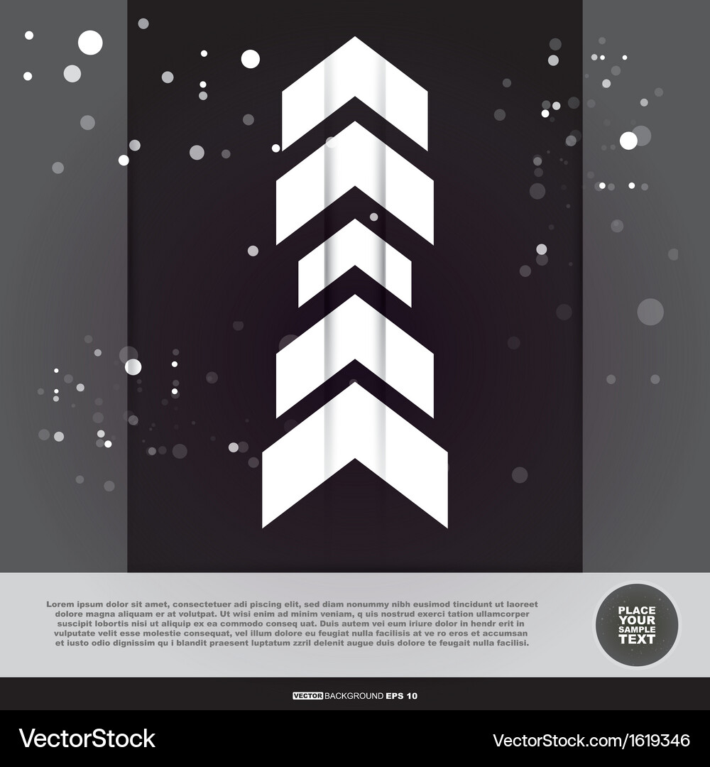Abstract background with arrows Vector Image