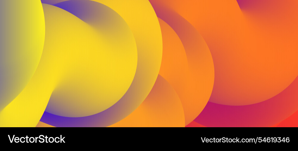 Colorful abstract shapes blend in vibrant colors Colorful abstract shapes blend in vibrant colors vector image