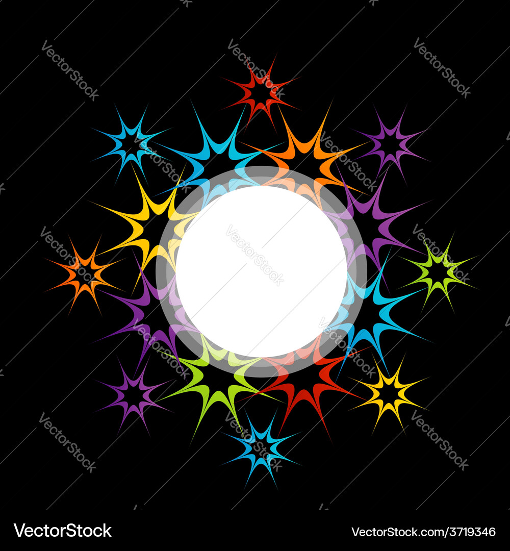 Fractal design element or banner for web Vector Image