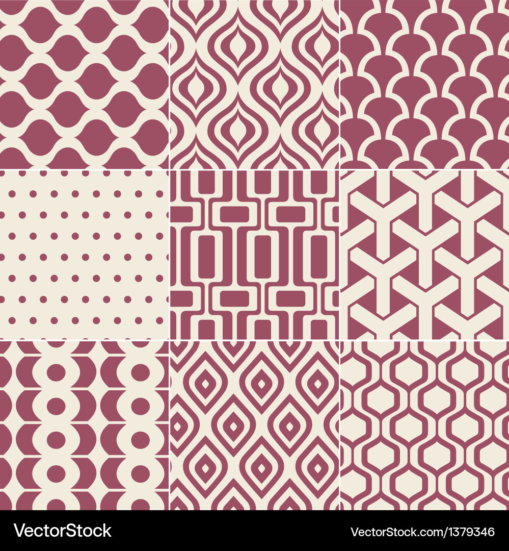 Retro Geometric Pattern vector image