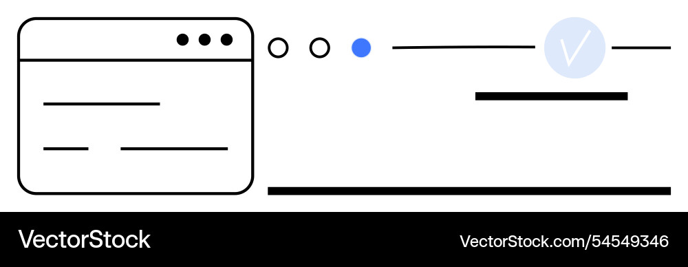 Webpage layout concept with navigation indicators Webpage layout concept with navigation indicators vector image