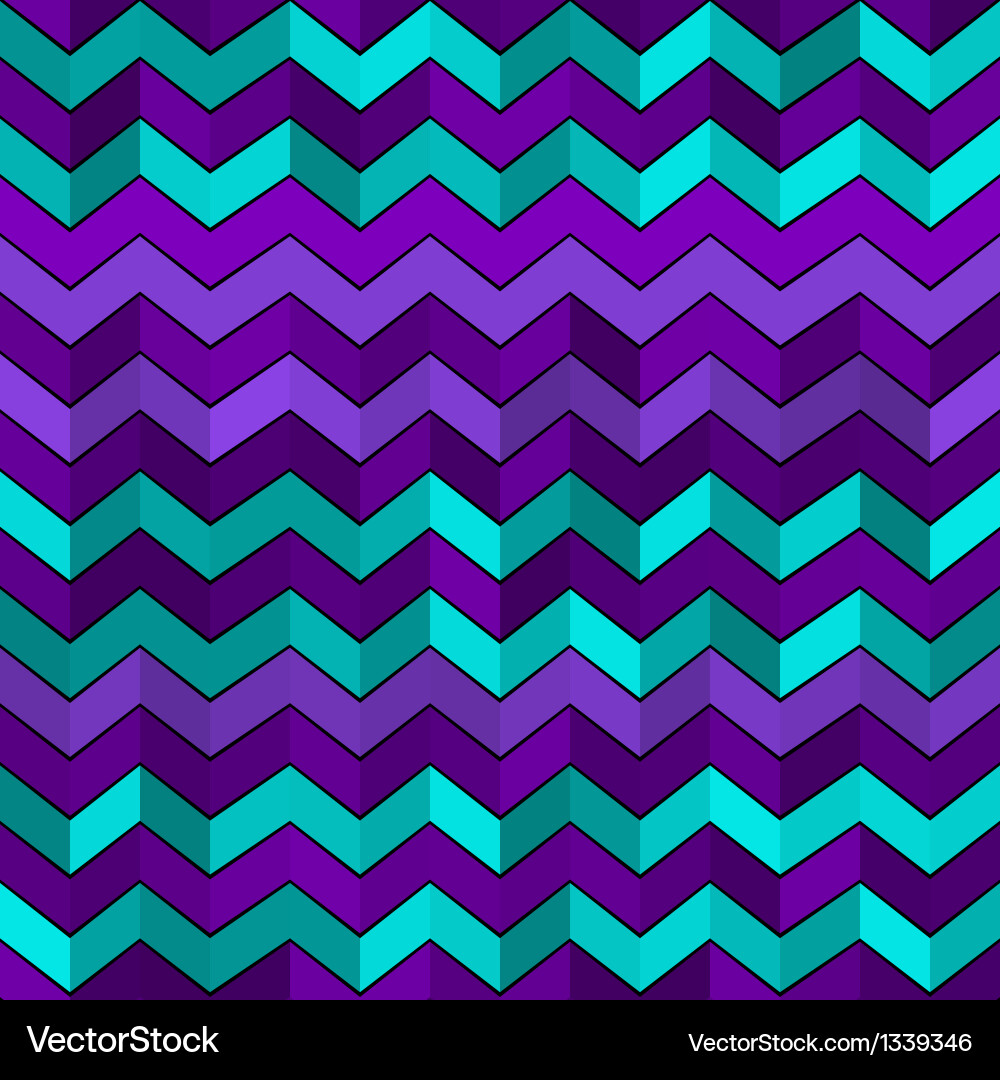 Zigzag Geometric Pattern vector image