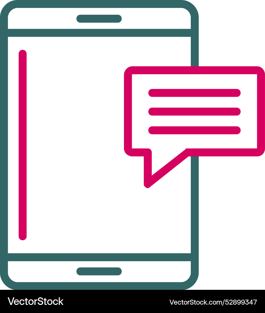 Message icon design Vector Image