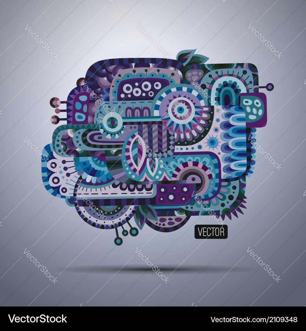 Abstract triangle card design vector image