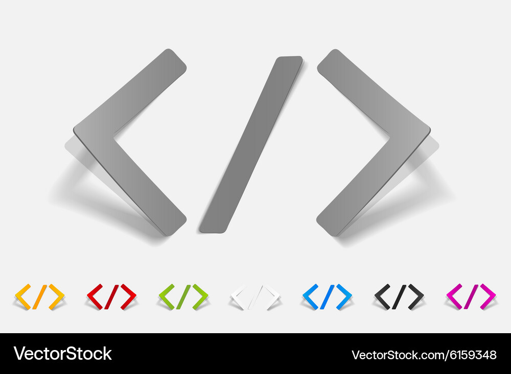 Modern Programming Icons Vector Image