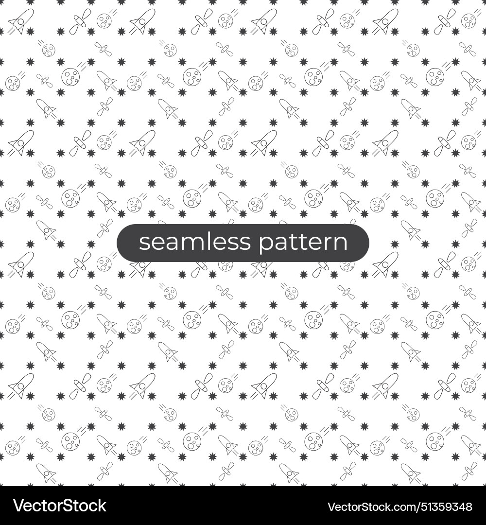 Space and astronomy pattern design background Space and astronomy pattern design background Vector Image