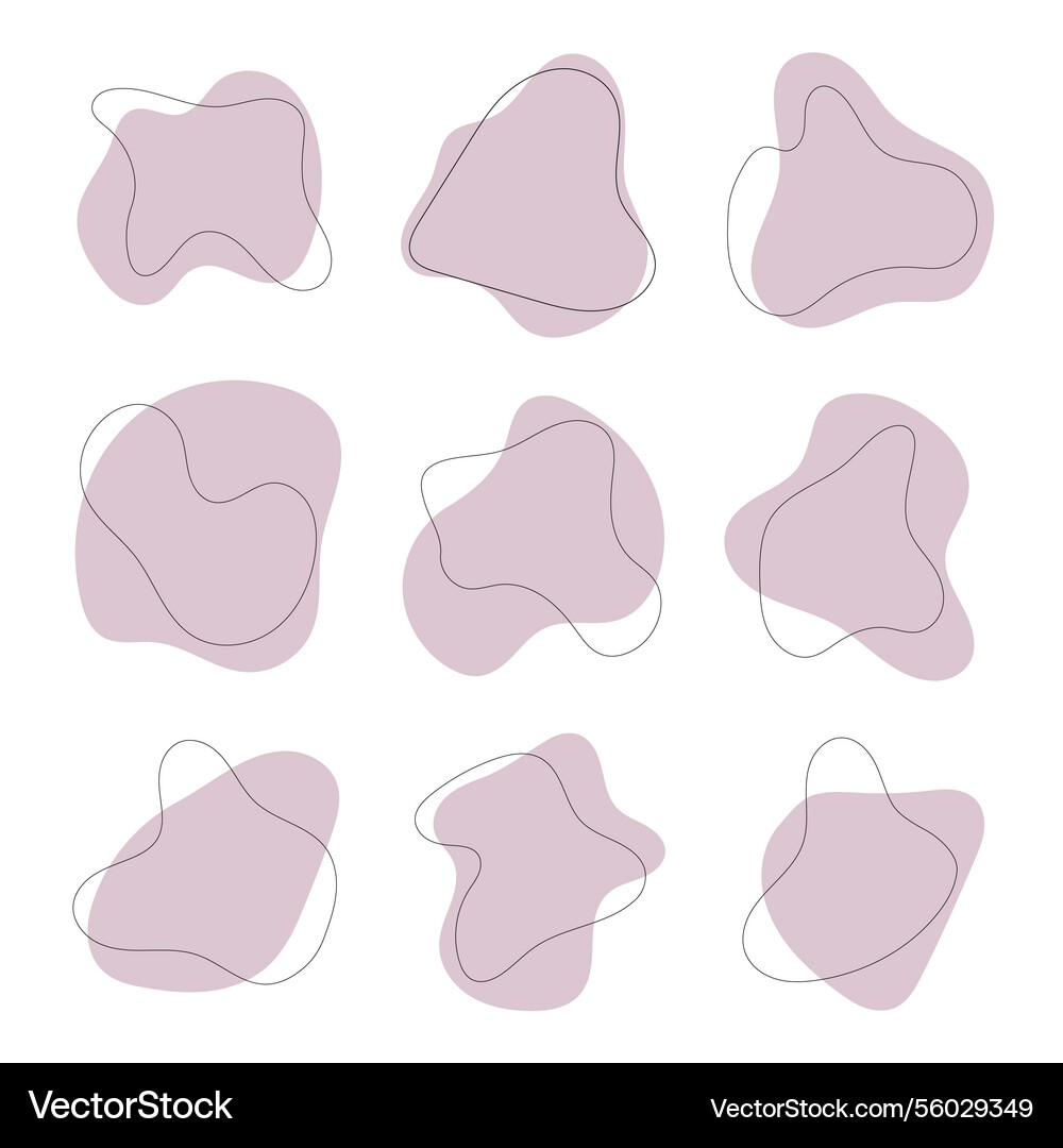 A collection of smooth and dynamic abstract Vector Image