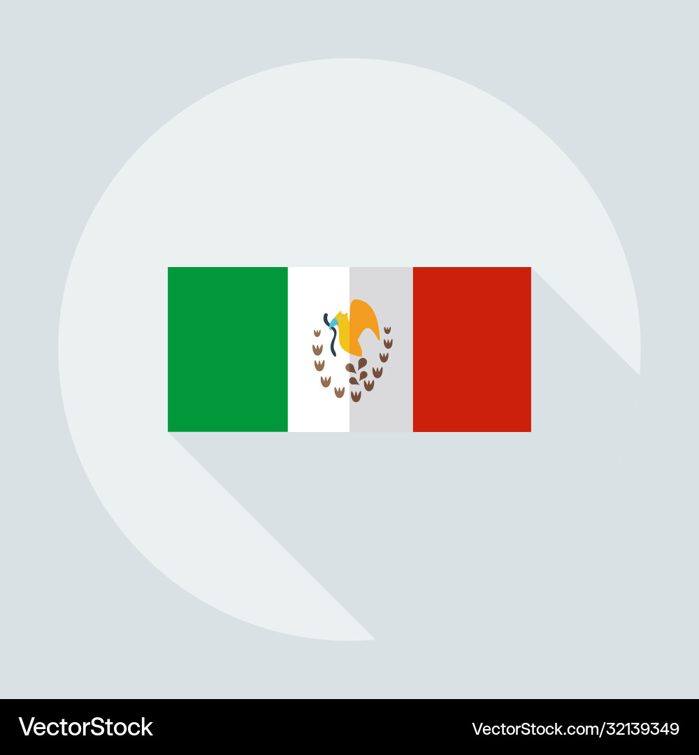 Flat modern design with shadow icons flag Vector Image