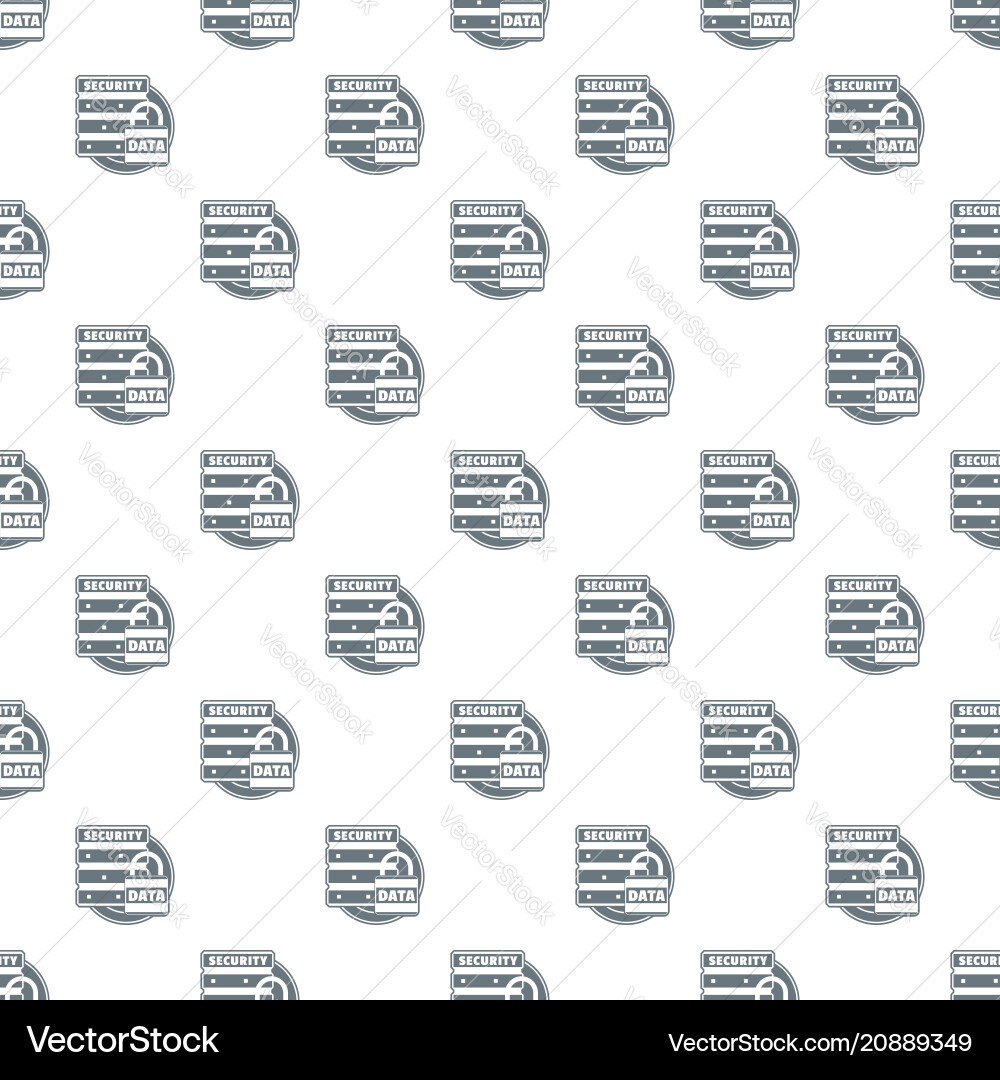 Lock data security pattern seamless vector image