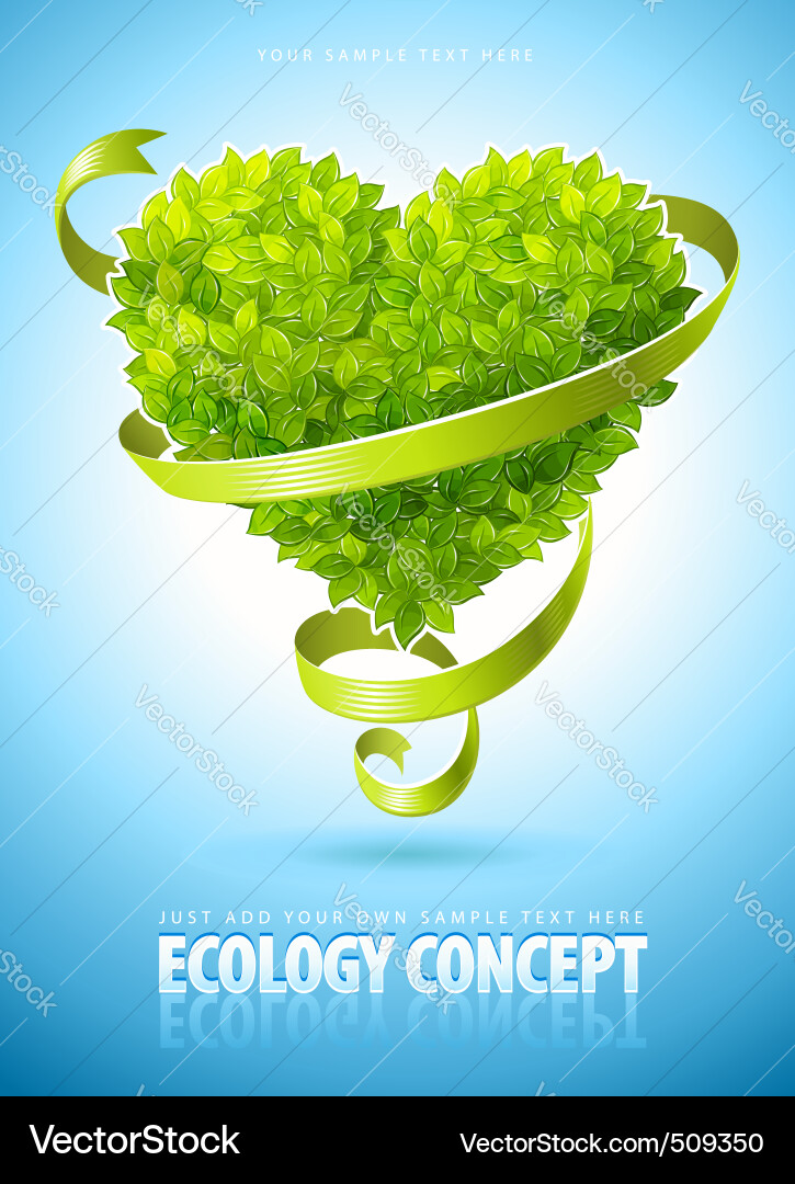 Ecology concept Royalty Free Vector Image - VectorStock