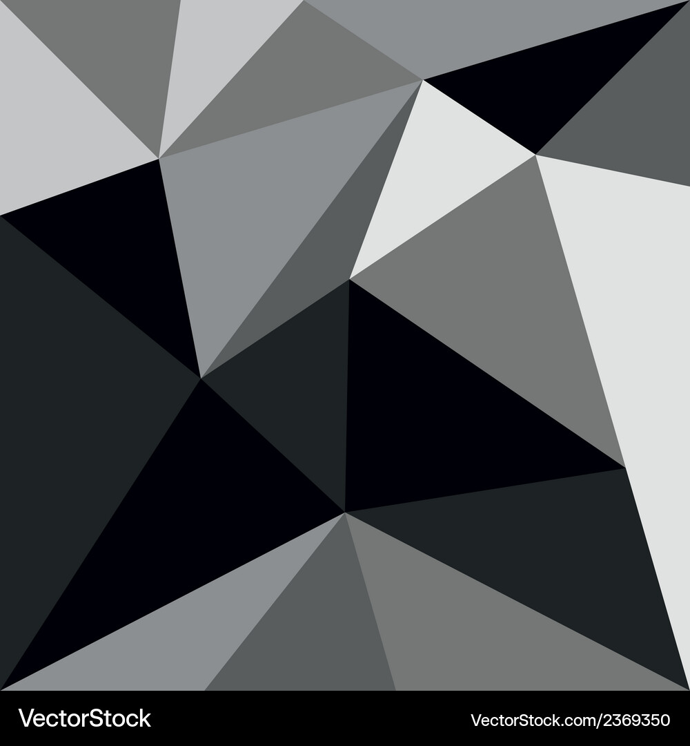 Geometric Black \u0026 Grey Triangle Pattern – Royalty-Free Vector | VectorStock, image size:1000x1080