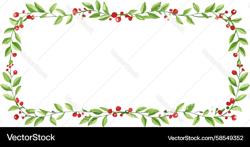 Elegant Scrollwork Frame Vector Image