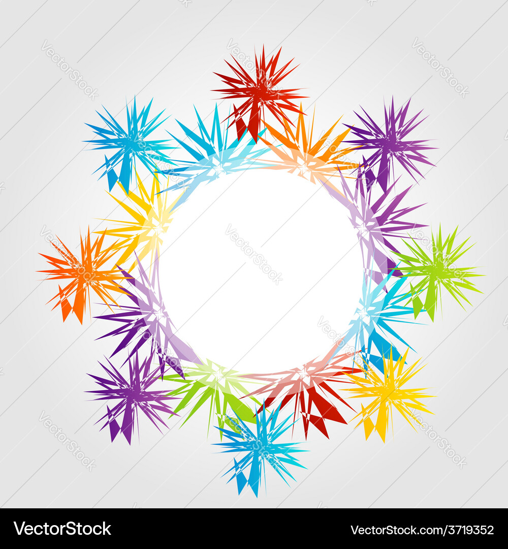 Fractal design element or banner for web Vector Image