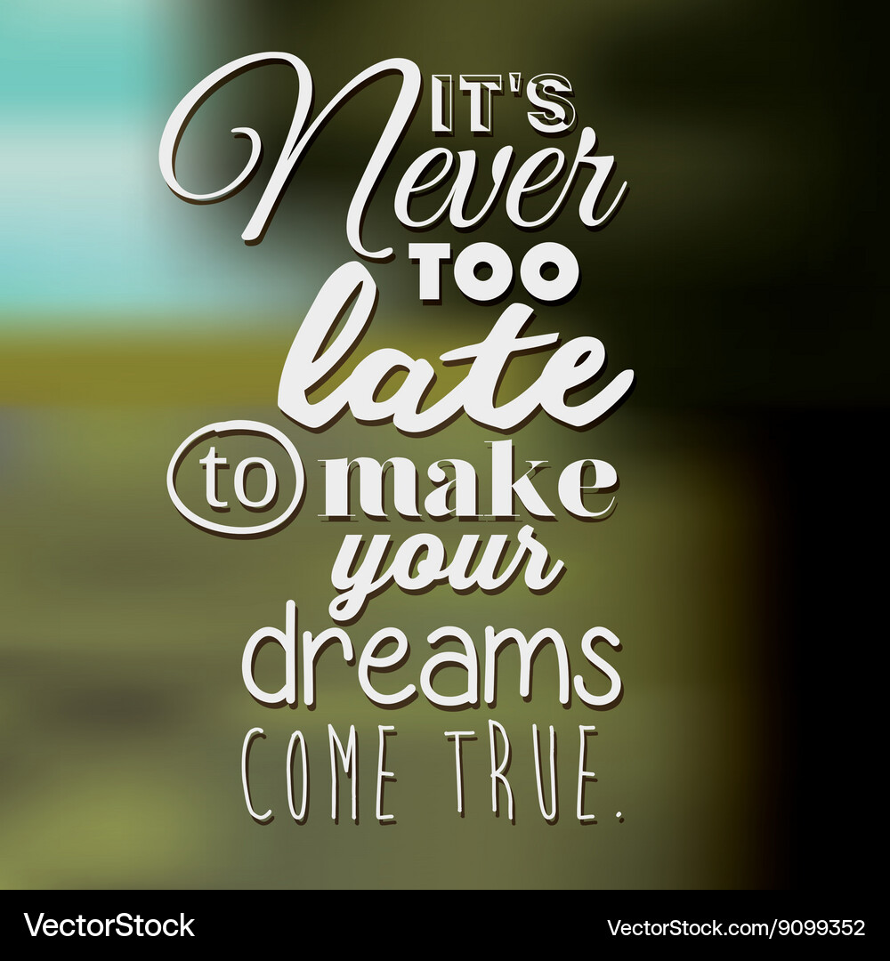 Message in calligraphy design Vector Image