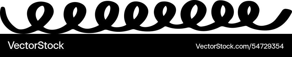 Seamless looping line creating a repetitive wavy Seamless looping line creating a repetitive wavy Vector Image