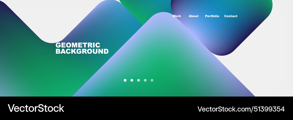 Square internet web page design template Square internet web page design template Vector Image