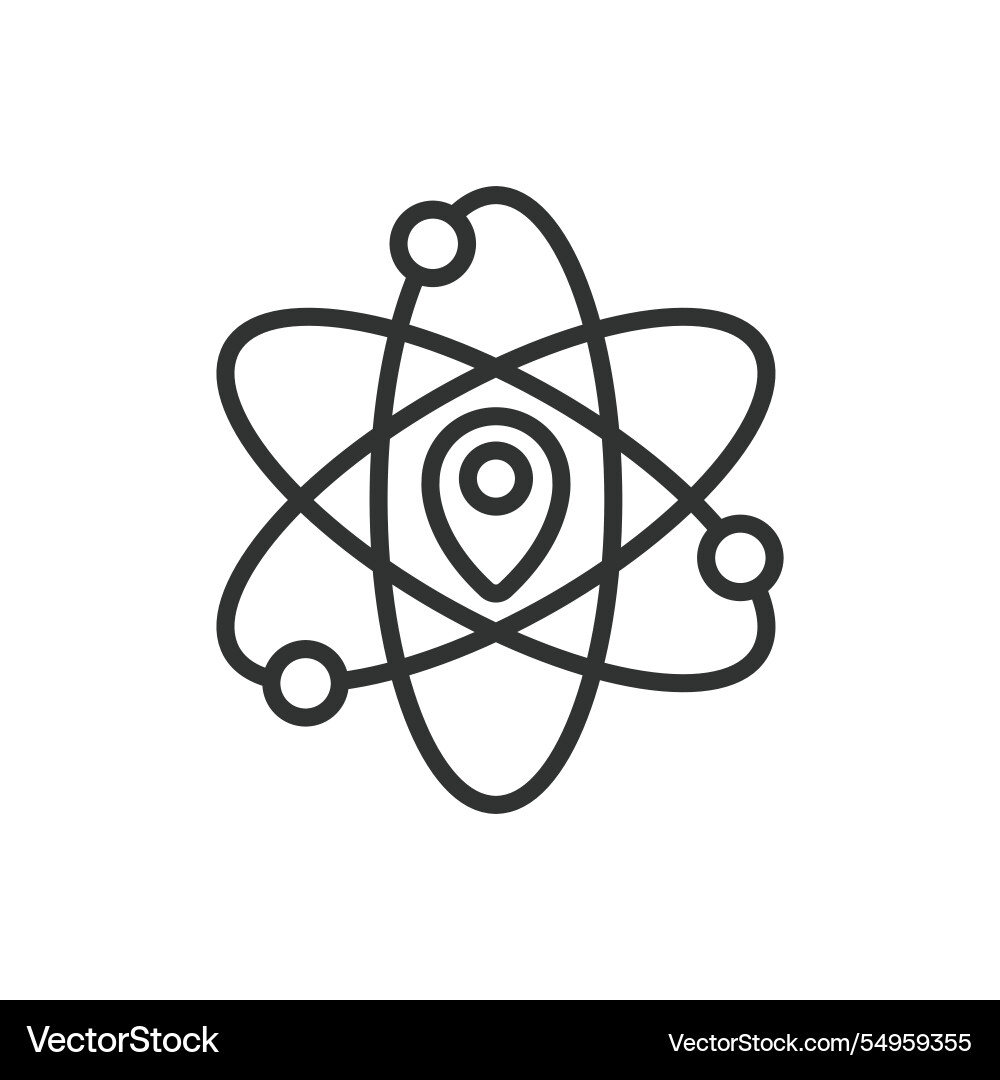 Dynamic site activation icon in line design Dynamic site activation icon in line design vector image