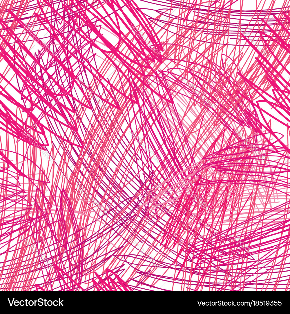 Red Chaotic Line Pattern vector image