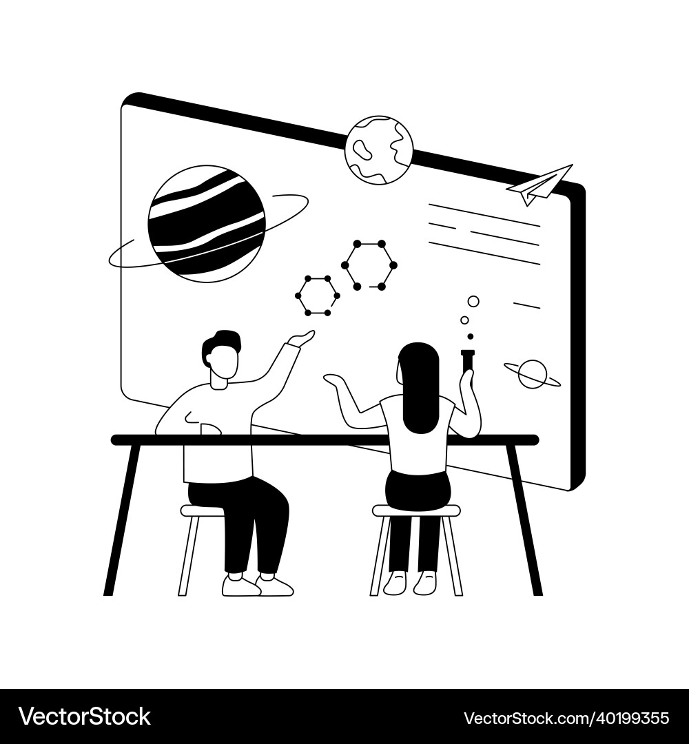 Smart spaces abstract concept Smart spaces abstract concept vector image