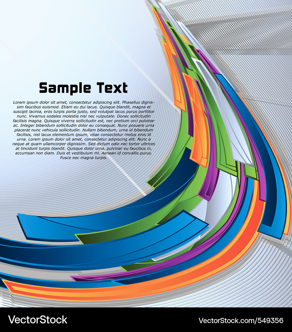 Abstract colorful designed background Vector Image